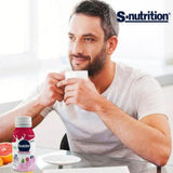 S-NUTRITION - SUPLEMENTO ALIMENTICIO LIQUIDO 16 PACK - 237ml SABOR FRESA