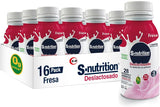 S-NUTRITION - SUPLEMENTO ALIMENTICIO LIQUIDO 16 PACK - 237ml SABOR FRESA